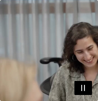 Smiling team member in the office
